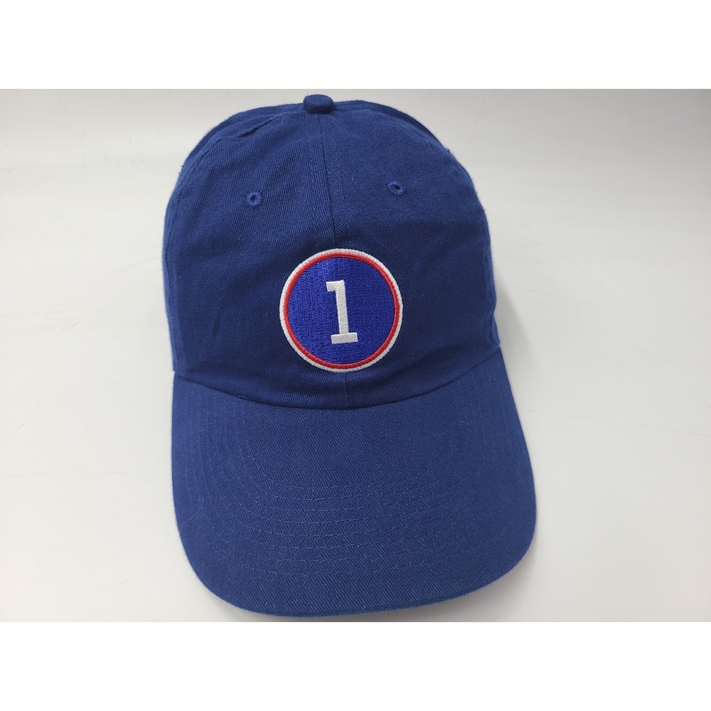 Chicago Cubs #1 Kosuke Fukudome Bank of America Adjustable Hat Cap SGA‎ MLB Blue
